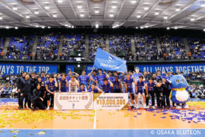 大阪ブルテオン　2024-25大同生命SV.LEAGUE　レギュラーラウンド優勝