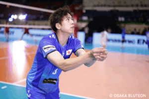 仲本賢優　レシーブ