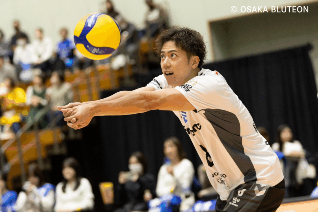 仲本賢優　レシーブ